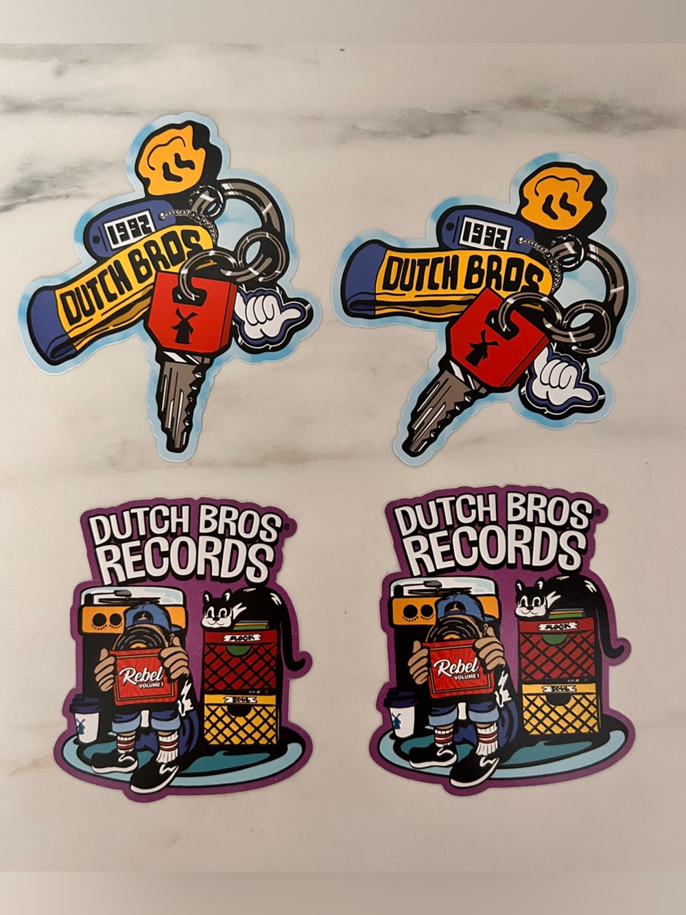 Dutch Bros Stickers (September)